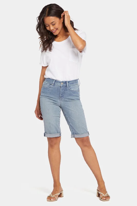 Linen shorts – Lightweight and breathable shorts made from linen, ideal for hot weather.Briella 11 Inch Denim Shorts - Thistle Falls