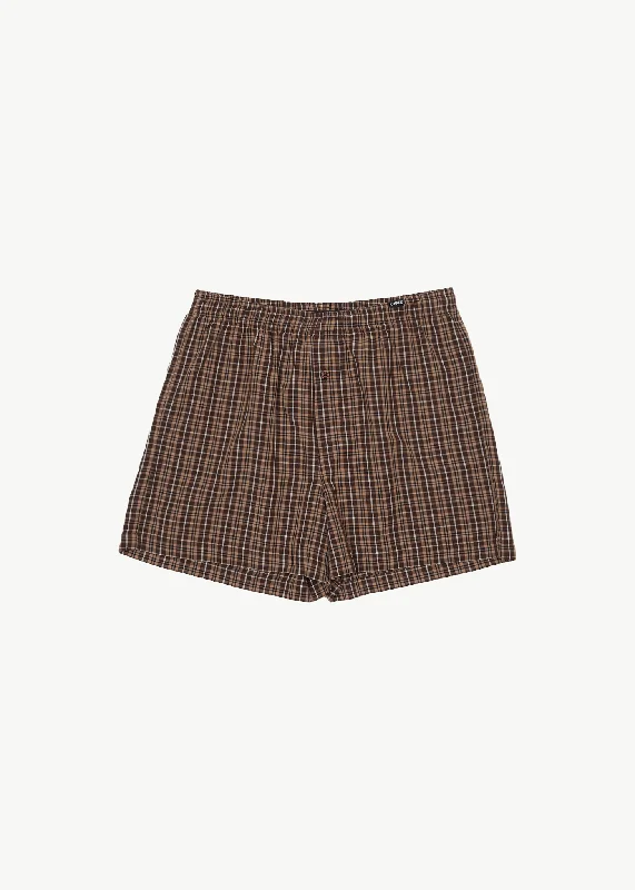 Skort – A hybrid of shorts and a skirt, with a skirt overlay at the front for a feminine touch.AFENDS Mens Hometown - Boxer Brief One Pack - Coffee