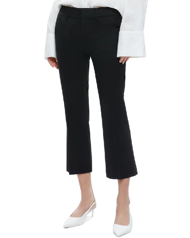 Elastic waist trousers – Trousers with an elasticated waistband for a more comfortable, stretchy fit.alice + olivia Janis Low- Rise Cropped Flare Pant