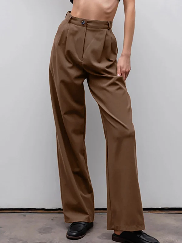 Stretch trousers – Trousers made with a small amount of spandex or elastane for added stretch and flexibility.BerryBetty - Enlighten Me Wide Leg Pants