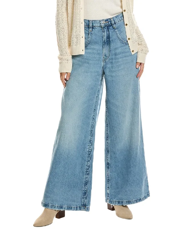 Cropped trousers – Trousers that are shortened to a length above the ankle.FRAME Denim The Skater Rhode Wide Leg Jean