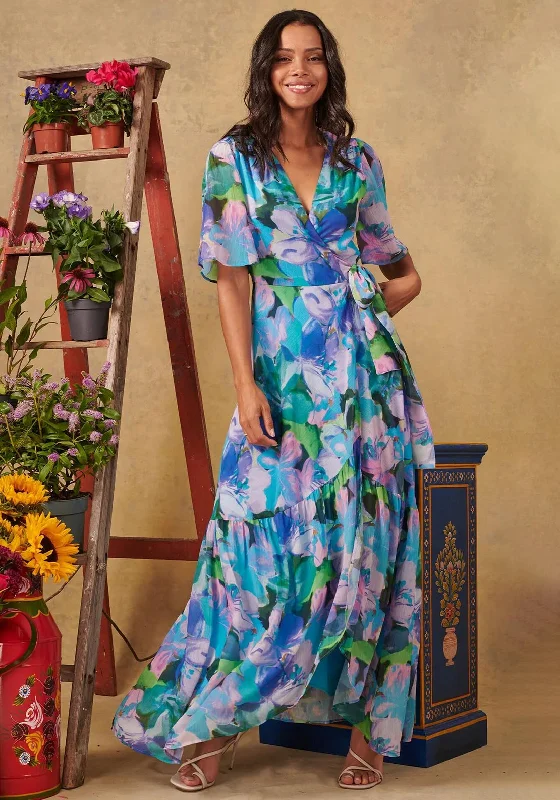 Shift dress – Loose, straight-cut dress that doesn't define the waist, offering a more relaxed fit.Hope & Ivy Everleigh Floral Wrap Maxi Dress, Multi