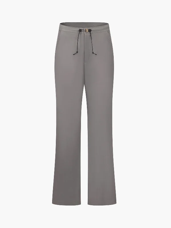 Flared trousers – Trousers with a gradual flare from the knee down, often associated with retro or 1970s fashion.BerryBetty - Live It Up Side Zip Up Wide Leg Pants