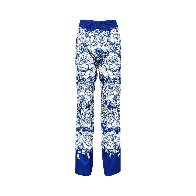 Straight-leg trousers – Trousers with a consistent width from hip to ankle, not tapered or flared.Blugirl Women's Floral Trouser