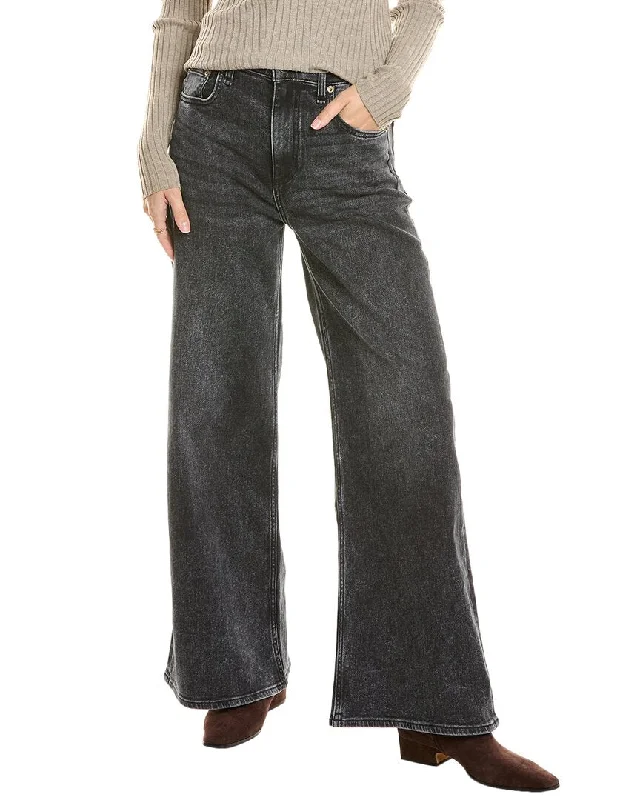 High-waisted trousers – Trousers that sit above the waistline for a flattering, elongating look.rag & bone Sofie Marlene High-Rise Wide Leg Jean