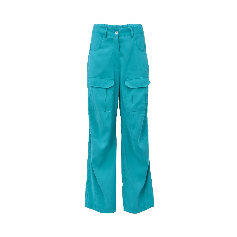 Slim-fit trousers – Trousers that are form-fitting and narrow through the legs.Oblique Women's Green Pant