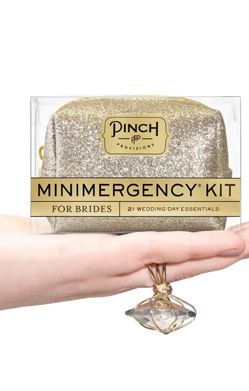 Asymmetrical skirt – Skirt with an uneven or diagonal hemline for a modern and unique appearance.Pinch Provisions Minimergency Kit for the Bride ~ Champagne