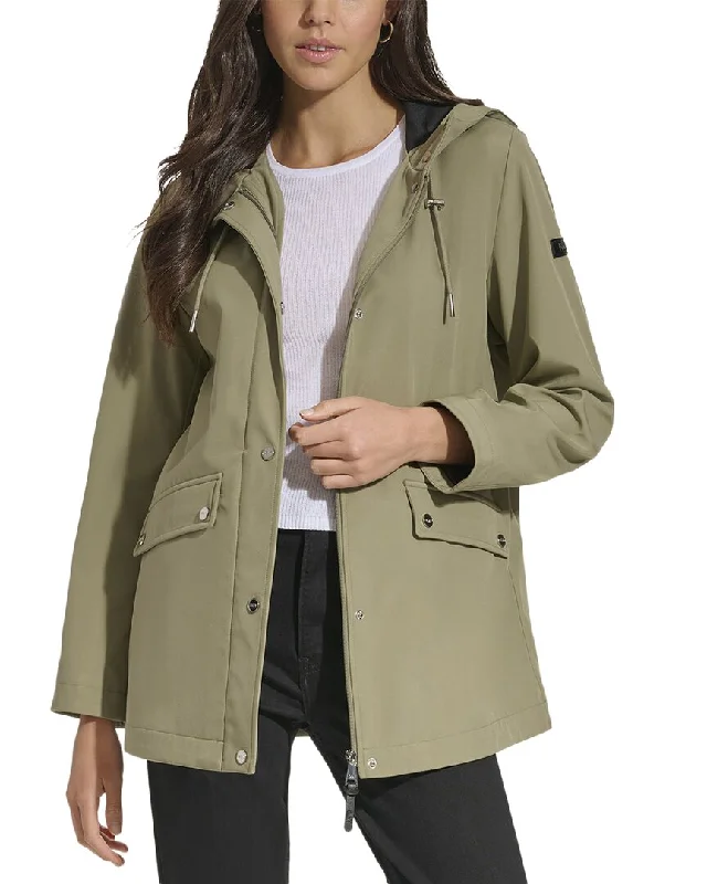 Oversized – Loose, relaxed fitDKNY Hooded Rain Jacket