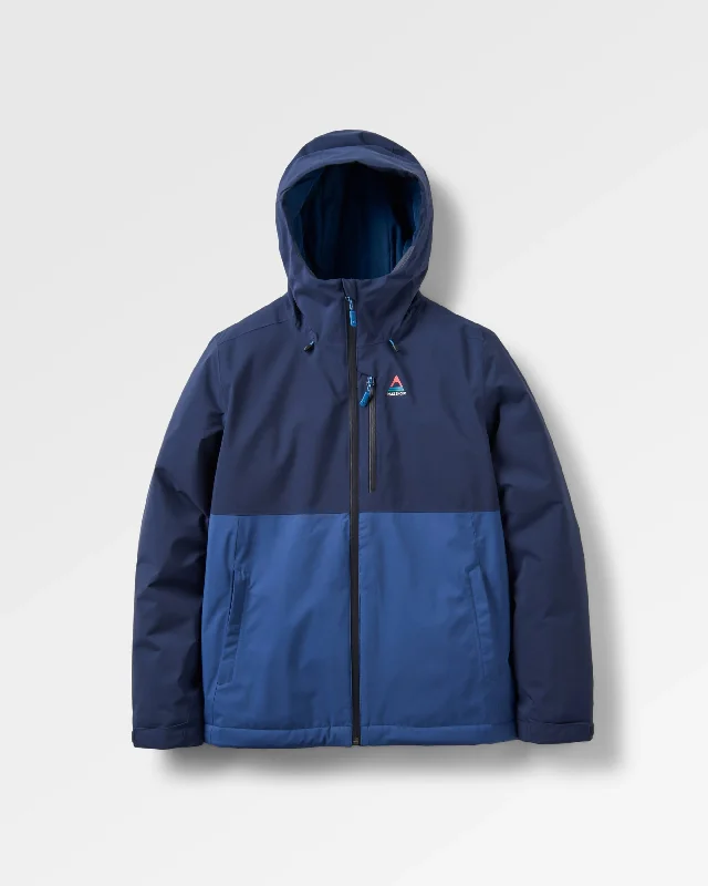 Puffer – Quilted jacket with insulation, often filled with down or synthetic materialElevate Insulated Waterproof Jacket - Rich Navy