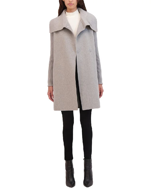 Reversible – Can be worn inside out, two looks in oneKenneth Cole Wool-Blend Coat