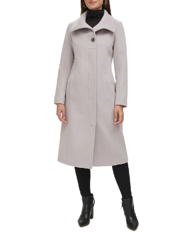 Waterproof – Resistant to waterKenneth Cole Wool-Blend Coat