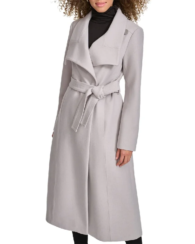 Reversible – Can be worn inside out, two looks in oneKenneth Cole Wool-Blend Coat