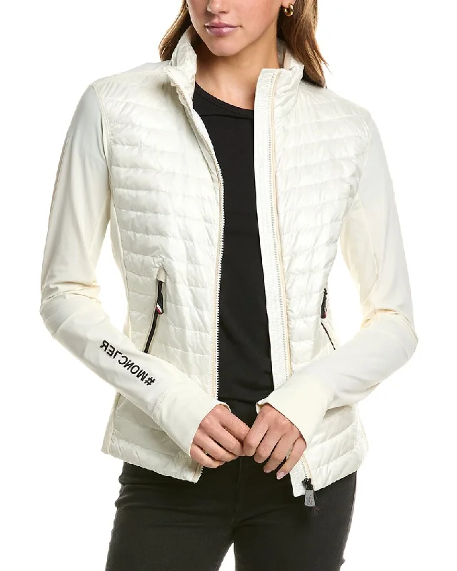 Quilted – Sewn in a pattern, often used for insulationMoncler Jacket