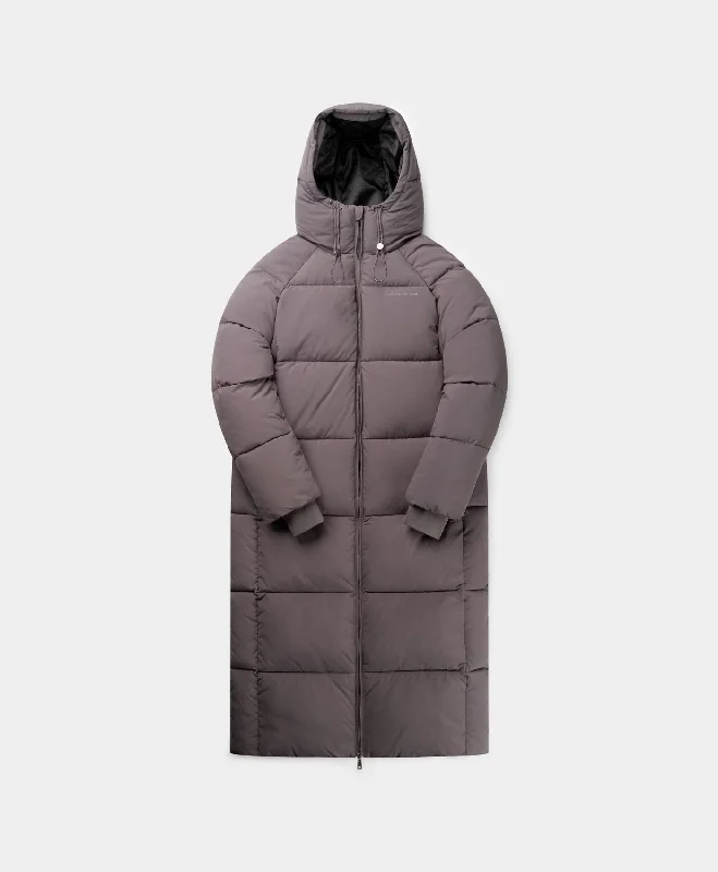 Warm – Insulated, cozyRabbit Grey Relaxed Long Puffer