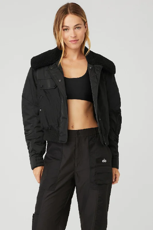 Warm – Insulated, cozyBlaze Bomber - Black