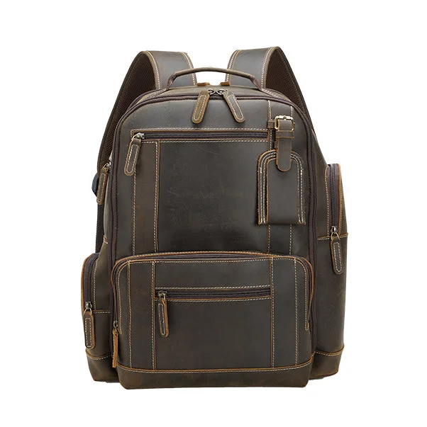 Leather Backpack for 15.6" Laptop