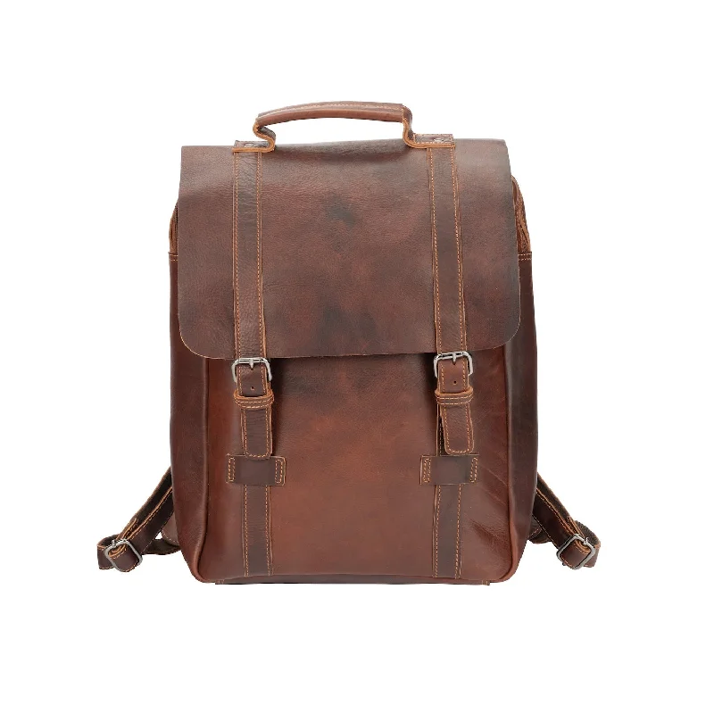 Leather Laptop Backpack Melbourne Sandel