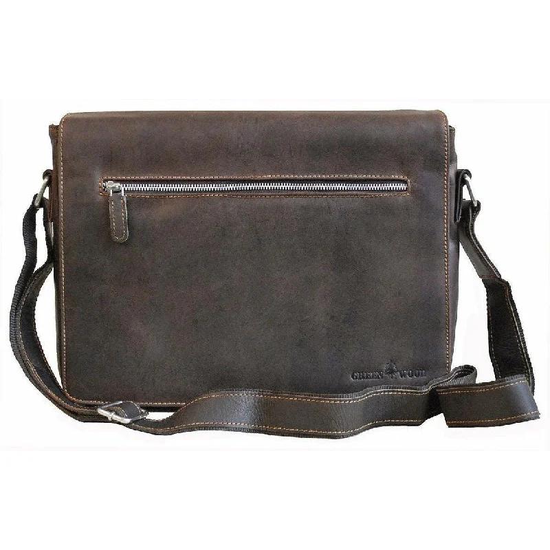 Leather Laptop Bag Berlin - Brown