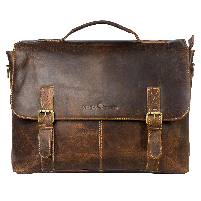 Leather Laptop Bag Portland