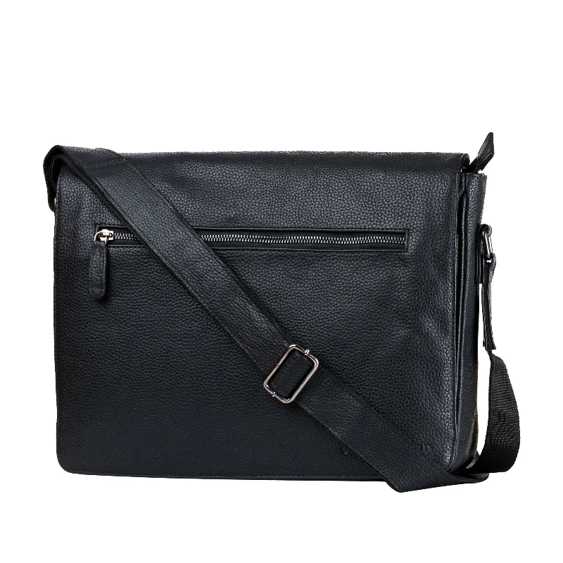 Leather Laptop Bag Richard Black