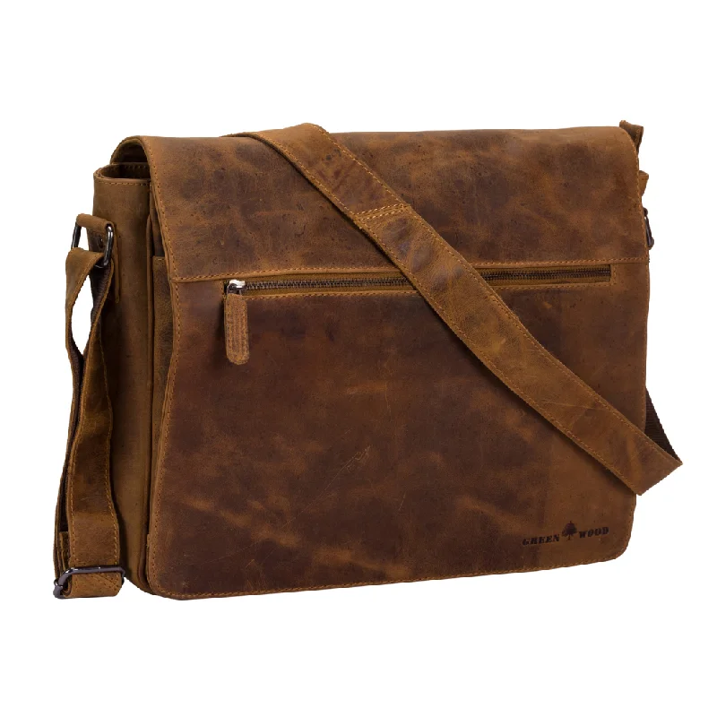 Leather Laptop Bag Richard Camel