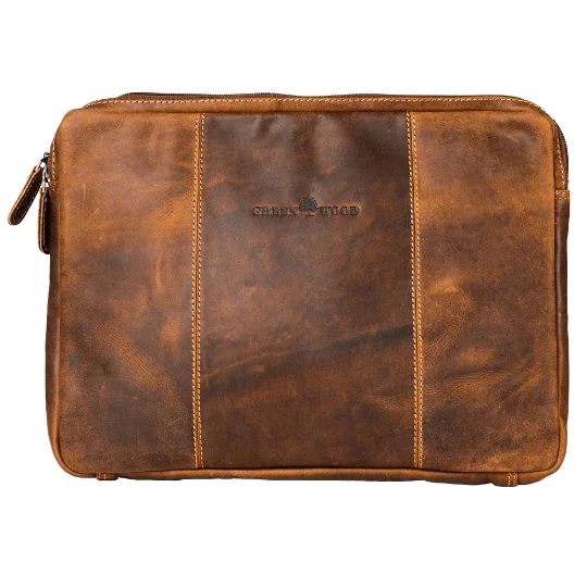 Leather Laptop Cases/Sleeve - MacBook Pro/Air 13 / 15 / 16 inch sleeve - Sandel