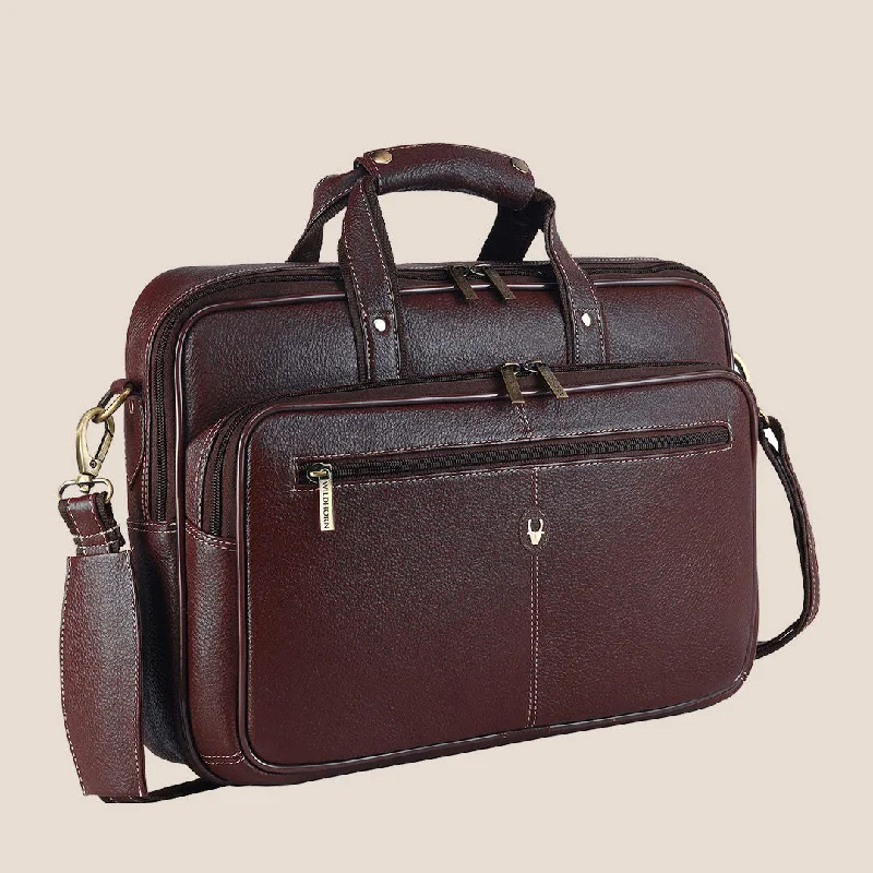 STANFORD Leather Laptop Messenger Bag for Men