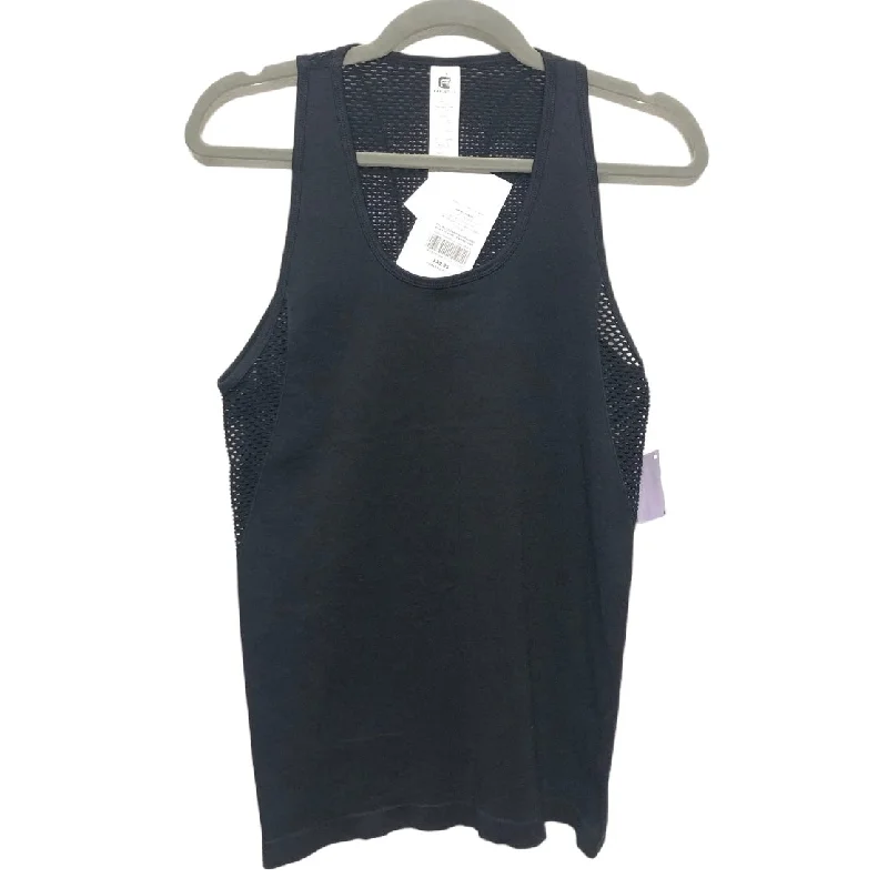 Peplum vest – Vest with a flared, ruffled bottom for a feminine silhouetteBlack Athletic Tank Top Fabletics, Size M