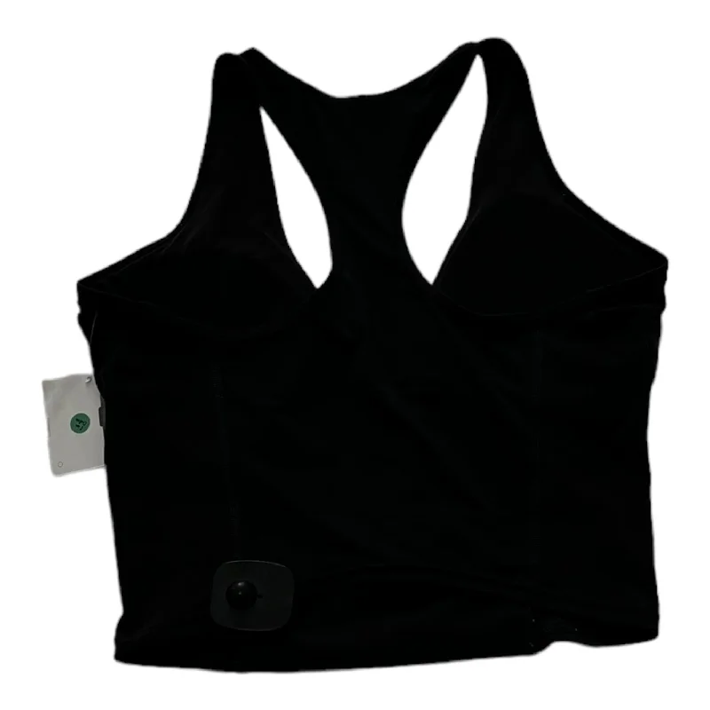 Cropped vest – Shortened length, typically above the waistBlack Athletic Tank Top Gym Shark, Size M