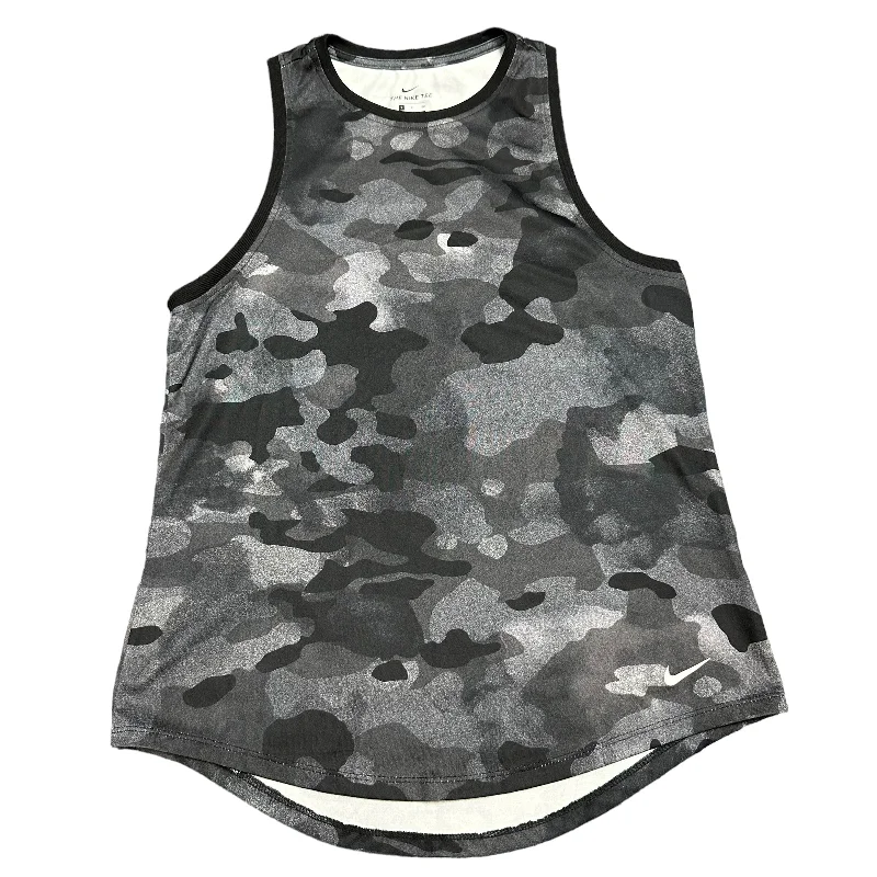 Cropped vest – Shortened length, typically above the waistBlack Grey Athletic Tank Top Nike Apparel, Size S