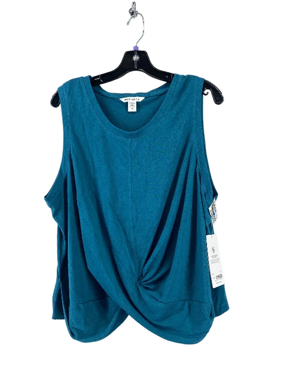 V-neck vest – Vest with a V-shaped neckline for a flattering fitBlue Athletic Tank Top Athleta, Size 2x