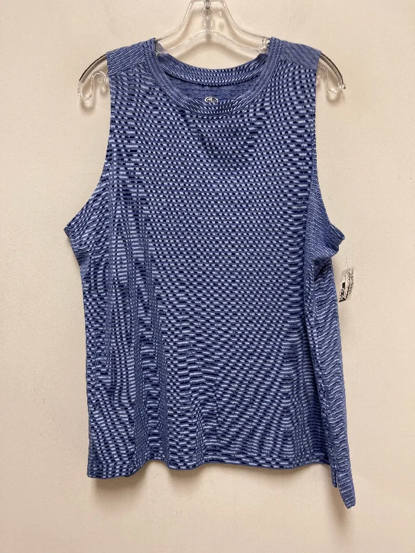 V-neck vest – Vest with a V-shaped neckline for a flattering fitBlue Athletic Tank Top Athletic Works, Size 2x