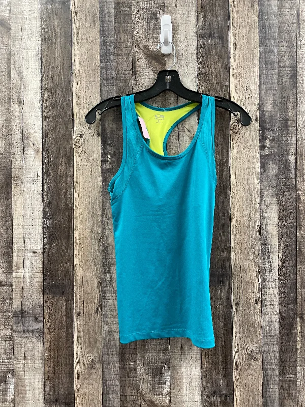 Zip-front vest – Vest with a front zipper closureBlue Athletic Tank Top Champion, Size S