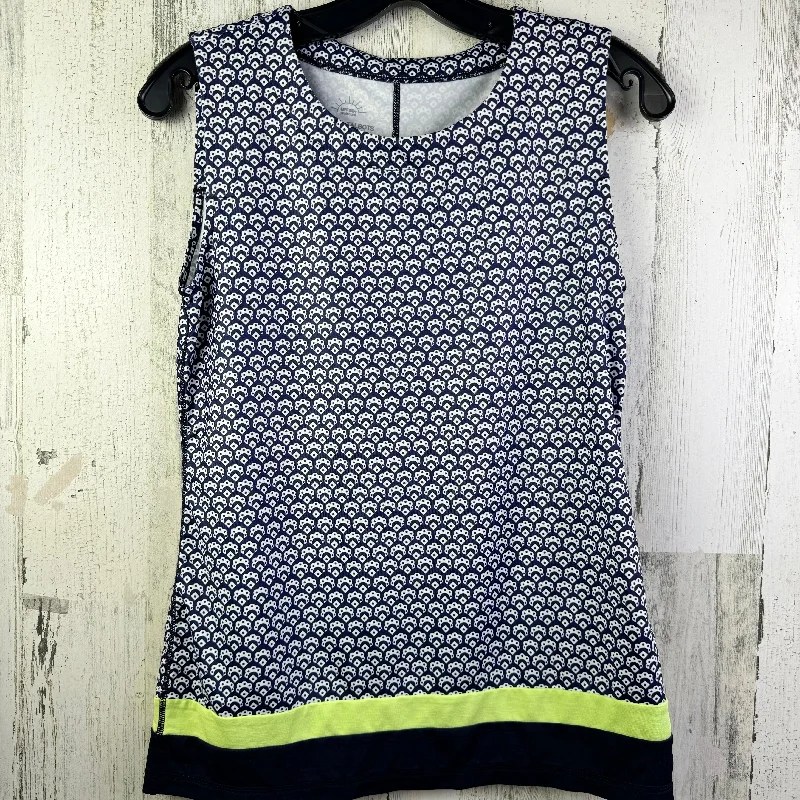 Button-up vest – Vest with buttons or a buttoned front closureBlue Athletic Tank Top Talbots, Size Xs