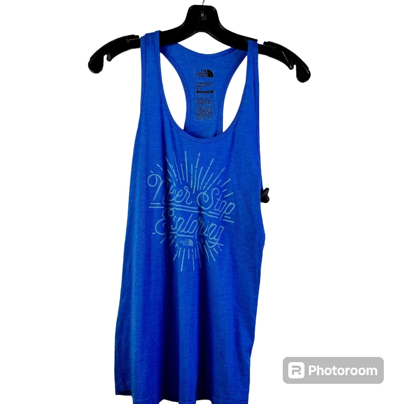 Peplum vest – Vest with a flared, ruffled bottom for a feminine silhouetteBlue Athletic Tank Top The North Face, Size S