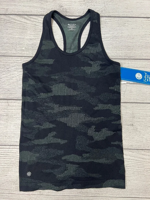 Belted vest – Vest with an attached belt to cinch at the waistCamoflauge Athletic Tank Top Athleta, Size Xs