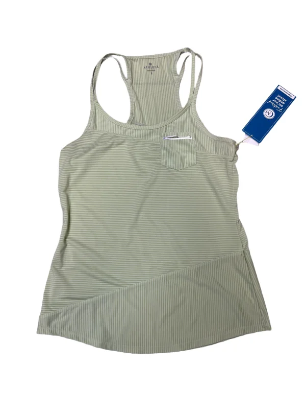 Mesh vest – Light, breathable vest made from mesh fabric, perfect for layering or workoutsGreen Athletic Tank Top Athleta, Size S