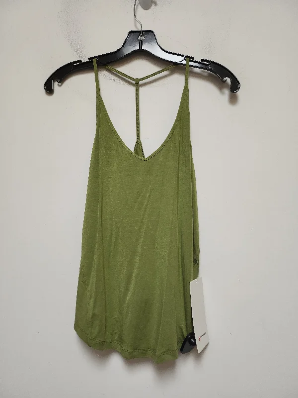 Zip-front vest – Vest with a front zipper closureGreen Athletic Tank Top Lululemon, Size 6