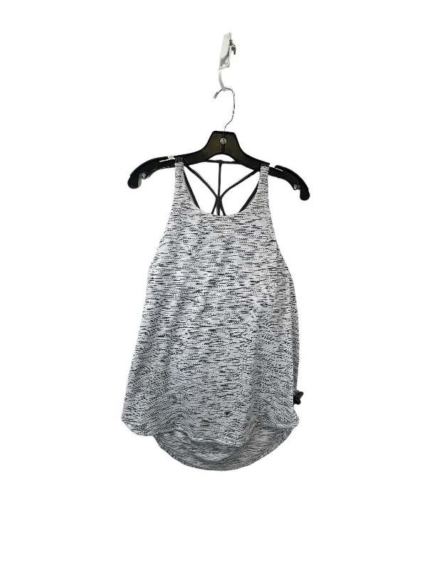 Zip-up vest – Vest that zips up the front, often with a high collarGrey Athletic Tank Top Lululemon, Size 10