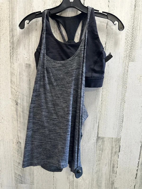 Zip-up vest – Vest that zips up the front, often with a high collarGrey Athletic Tank Top Lululemon, Size 6