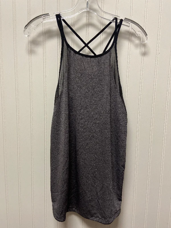 Puffer vest – Insulated, padded for warmth without sleevesGrey Athletic Tank Top Lululemon, Size M