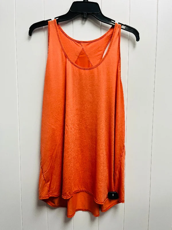 Hippie-style vest – Bohemian-inspired vest, often with fringe or ethnic patternsOrange Athletic Tank Top Lululemon, Size L