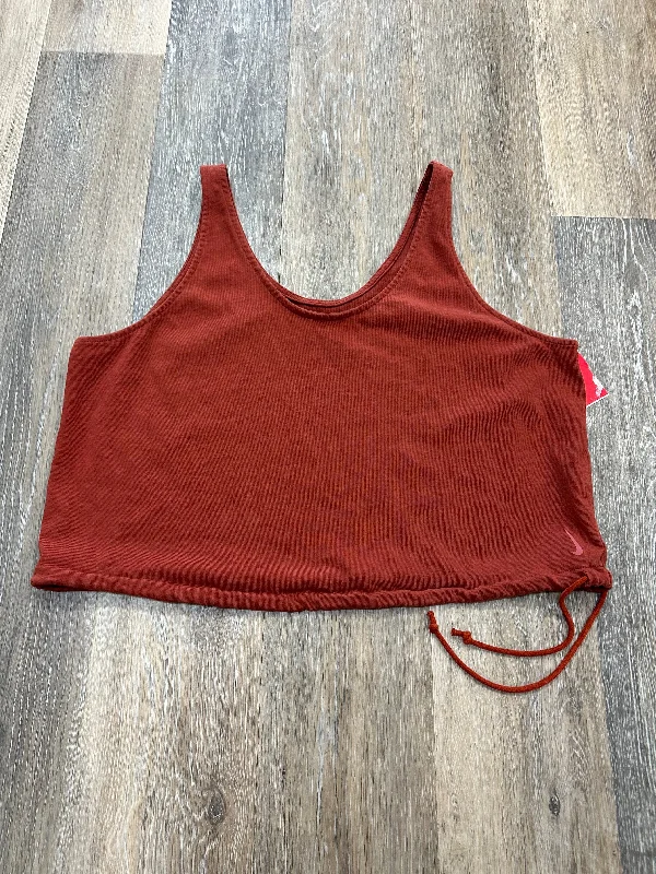 Sweater vest – Knit vest, often sleeveless, worn for layering or warmthOrange Athletic Tank Top Nike Apparel, Size L