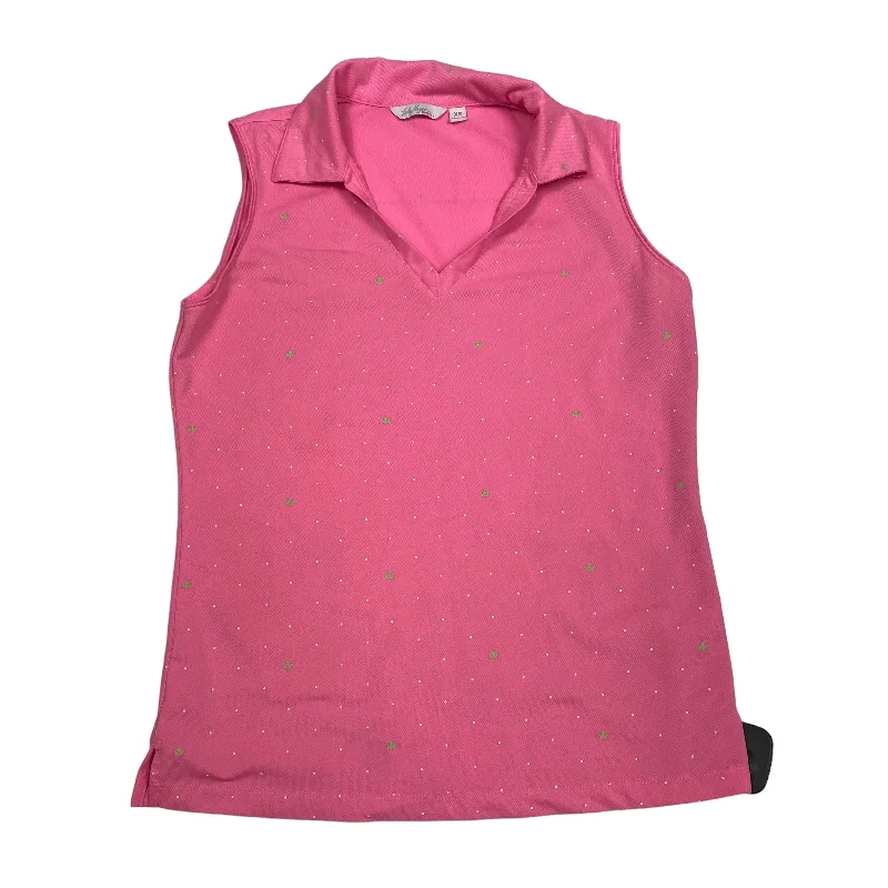 Quilted vest – Vest with a stitched pattern for texture and warmthPink Athletic Tank Top Lady Hagen, Size Xs