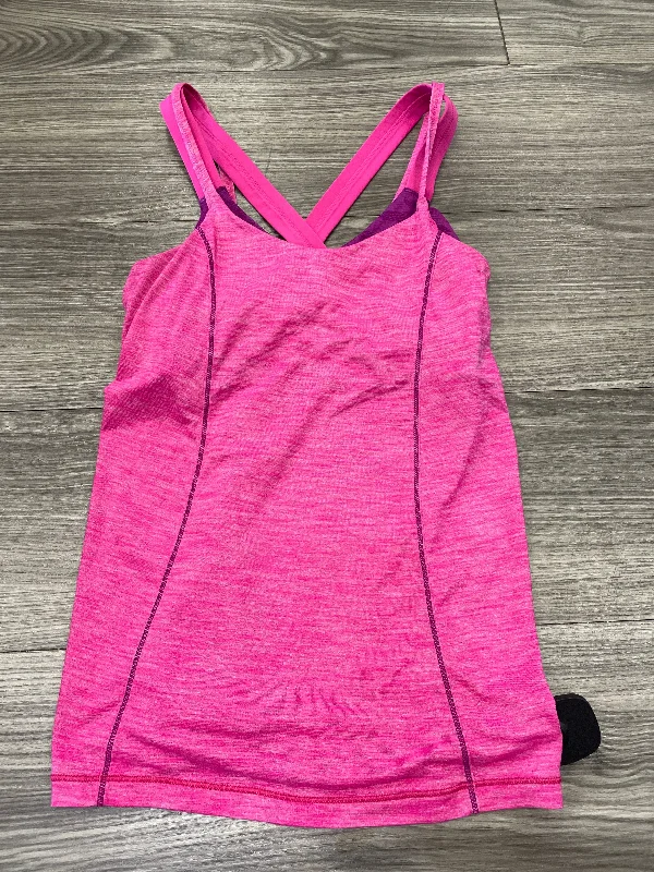 V-neck vest – Vest with a V-shaped neckline for a flattering fitPink Athletic Tank Top Lululemon, Size 6