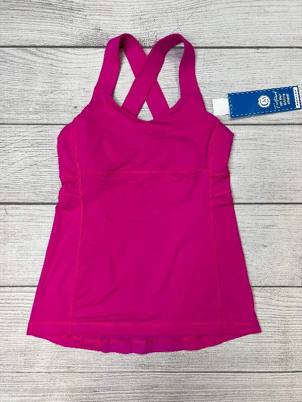 Zip-front vest – Vest with a front zipper closurePink Athletic Tank Top Lululemon, Size M