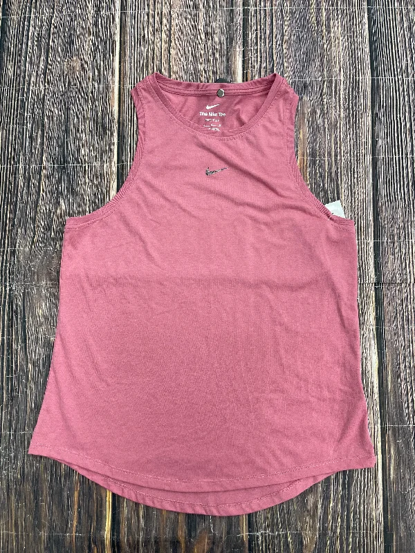 Zip-up vest – Vest that zips up the front, often with a high collarPink Athletic Tank Top Nike, Size M