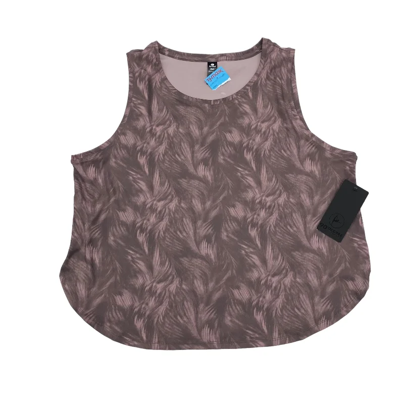 V-neck vest – Vest with a V-shaped neckline for a flattering fitPURPLE 90 DEGREES BY REFLEX ATHLETIC TANK TOP, Size 2X