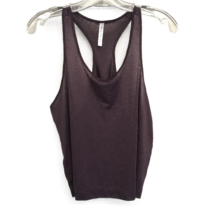 Quilted vest – Vest with a stitched pattern for texture and warmthPurple Athletic Tank Top By Athleta, Size: S