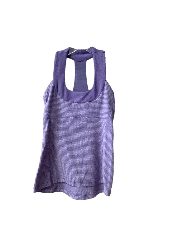 Zip-front vest – Vest with a front zipper closurePurple Athletic Tank Top Lululemon, Size S